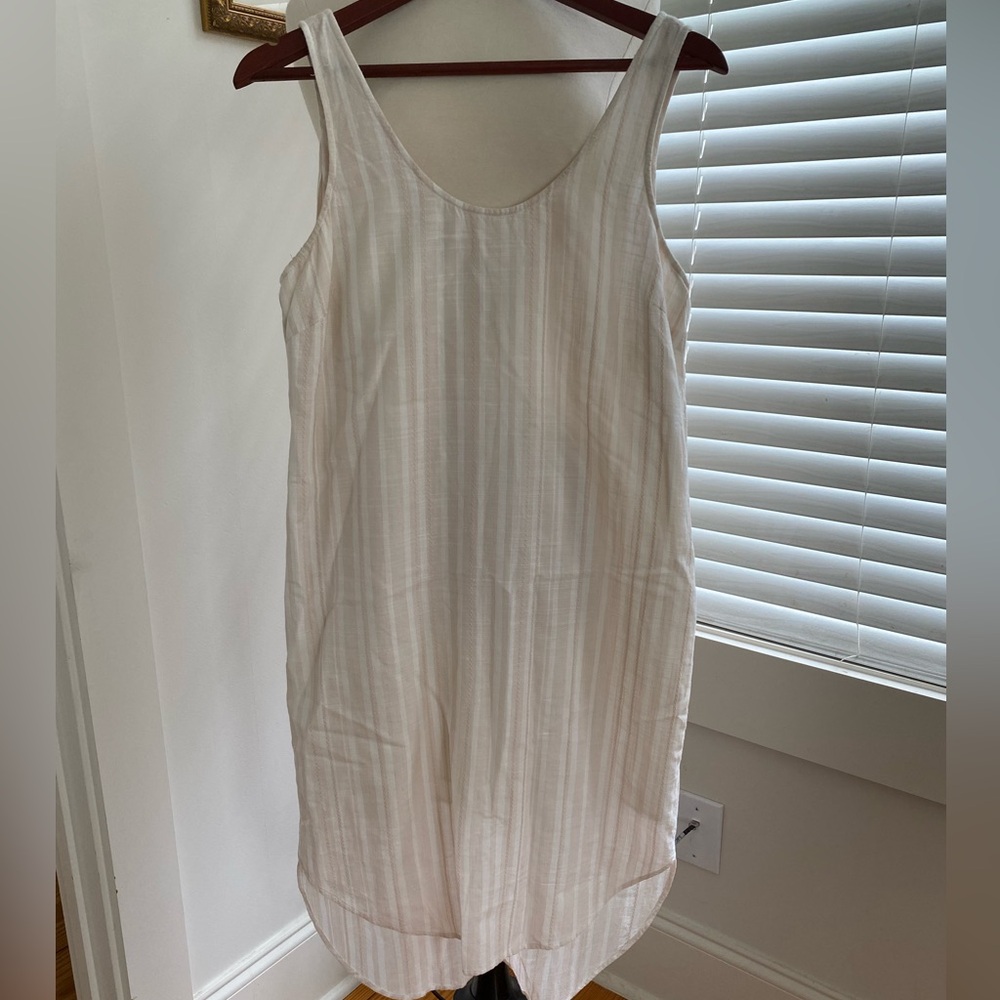 Anthropologie cloth & stone Cream and White Dress